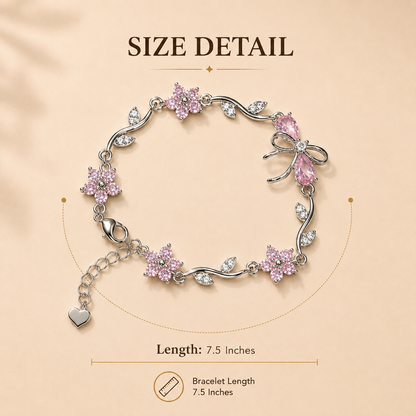 Bow Bracelet White